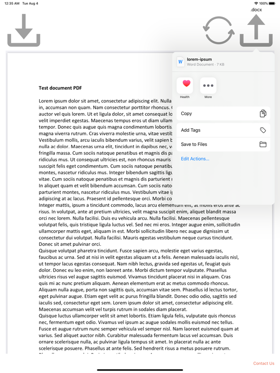 Screenshot #6 pour PDF Converter App