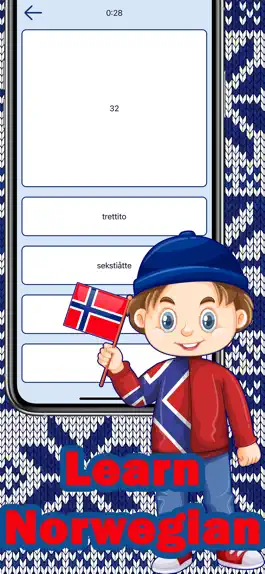 Game screenshot Numbers in Norwegian language apk