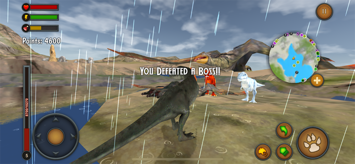 T-Rex Survival Simulator