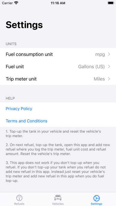 Fuel Use - Economy Tracker Screenshot
