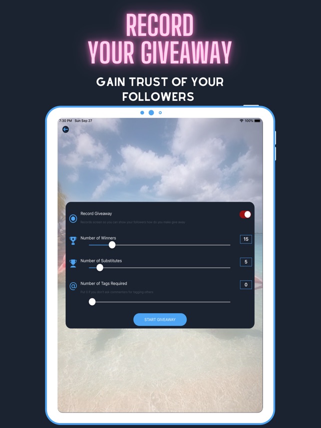 Giveaway Picker for Instagram on the App Store