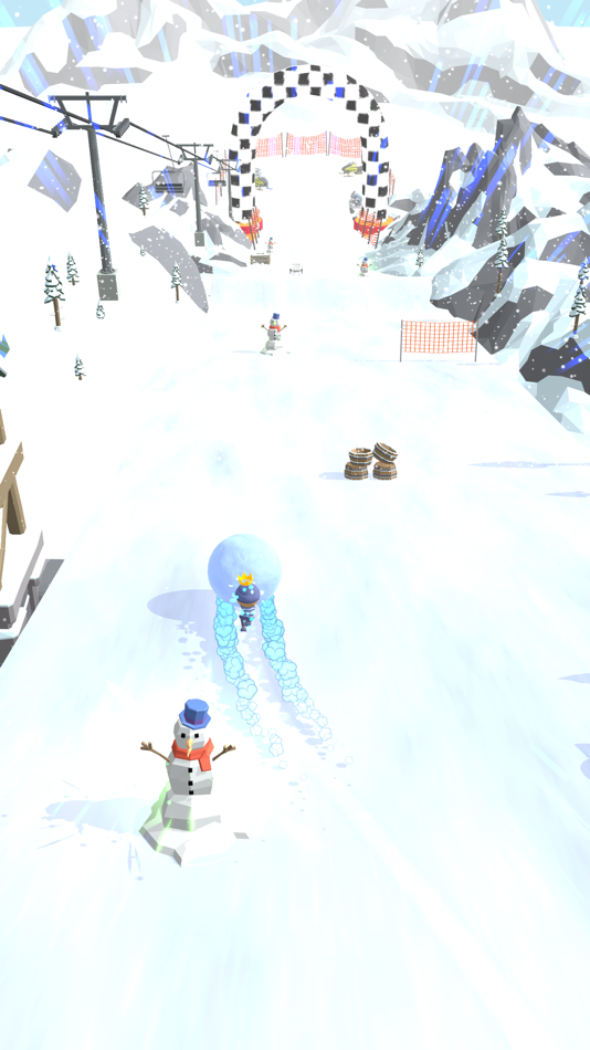 #7. Snow Run! (iOS) 由: Mood Games OU