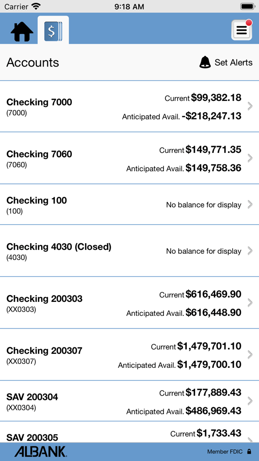 #4. Albany Bank & Trust – Business (iOS) 由: ALBANY BANK & TRUST COMPANY N A