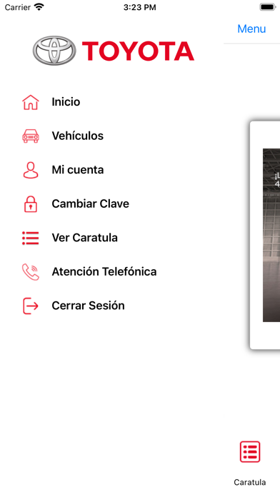 Seguro Toyota Screenshot