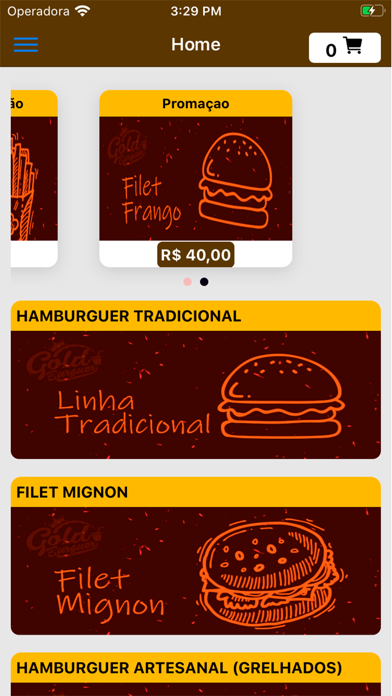 Gold Burguer Screenshot