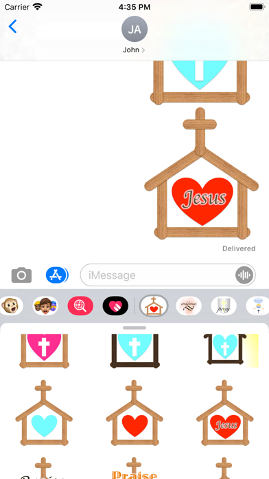 church stickers Screenshot