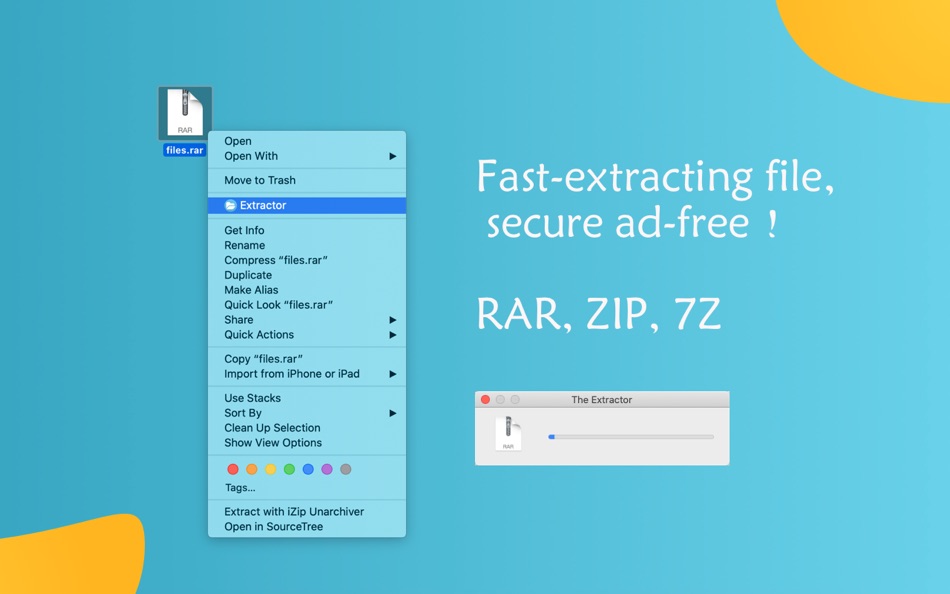 #1. The Extractor - Lite (Rar、7z) (macOS) Podle: 清碧 饶