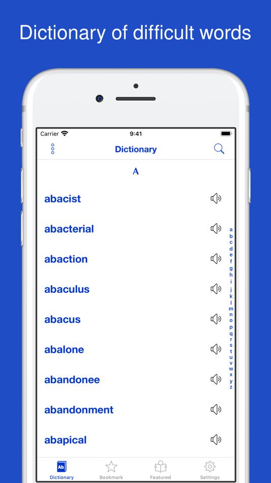 Dictionary of Difficult Words - 1.0 - (iOS)
