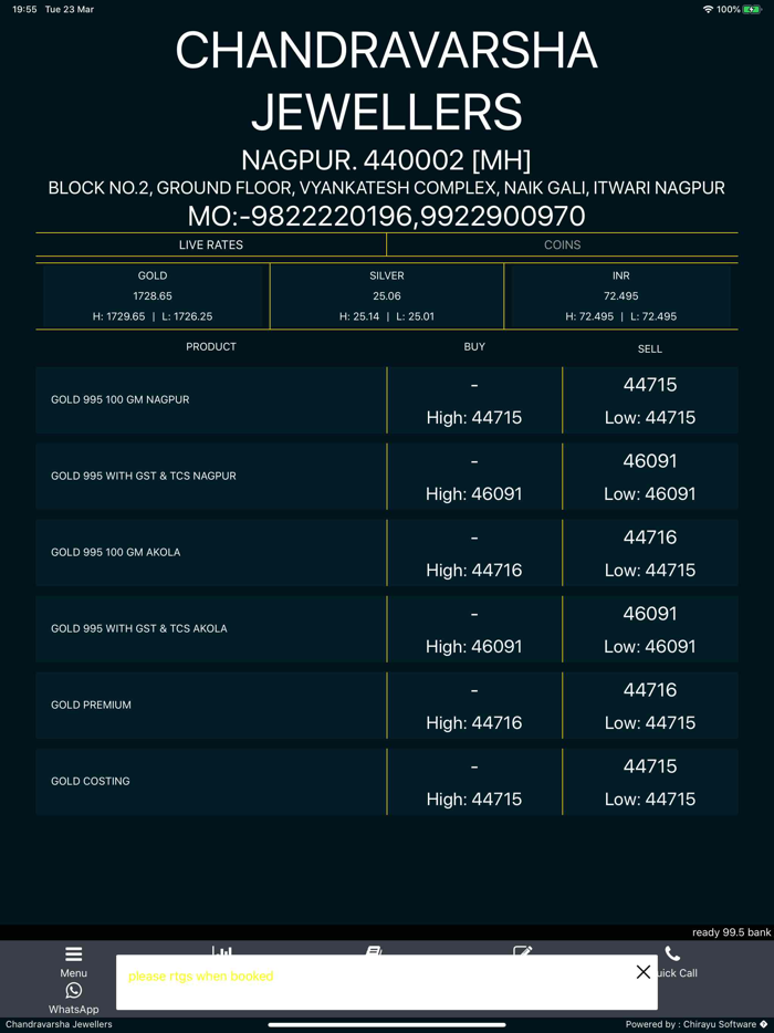 Chandra Varsha Jewellers