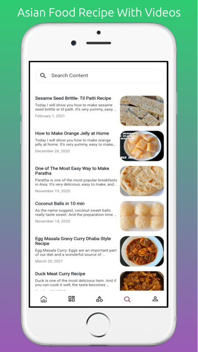 Asian Recipes: Bangla Food Screenshot