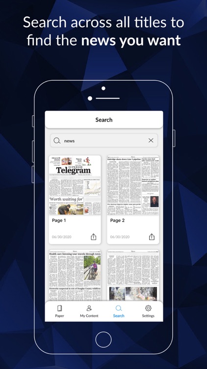 Superior Telegram E-paper screenshot-3