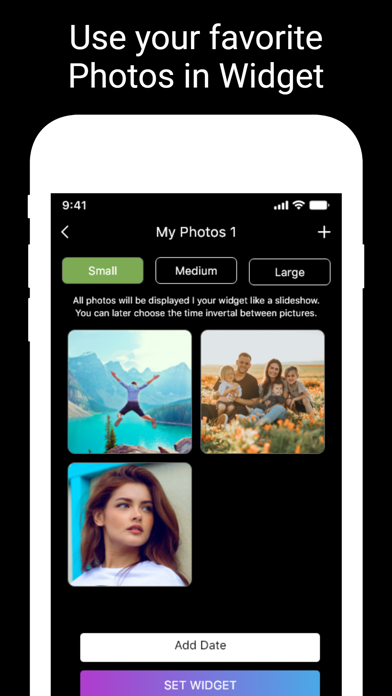 Photo Widget: Screenshot