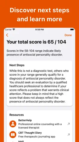 Game screenshot Antisocial Personality D. Test hack