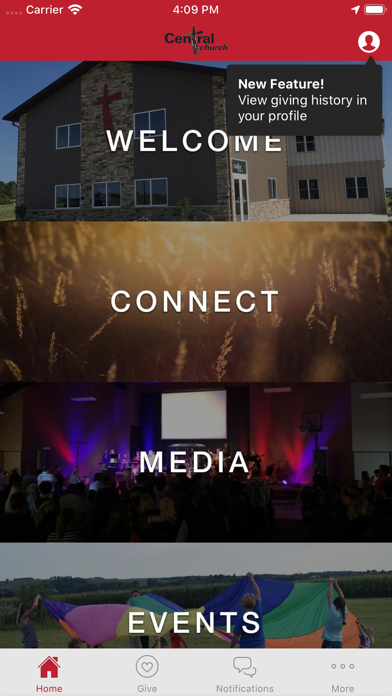 Central Church of Carroll Screenshot