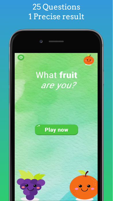 What fruit are you? Screenshot