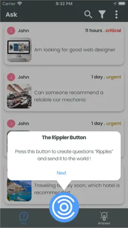 Game screenshot Rippler - Ask Answer Assure apk