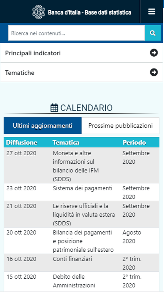 BDS - Base Dati Statistica