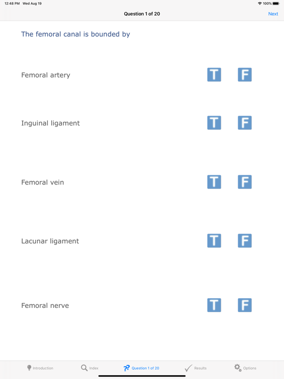 Screenshot #5 pour Anatomy MCQs
