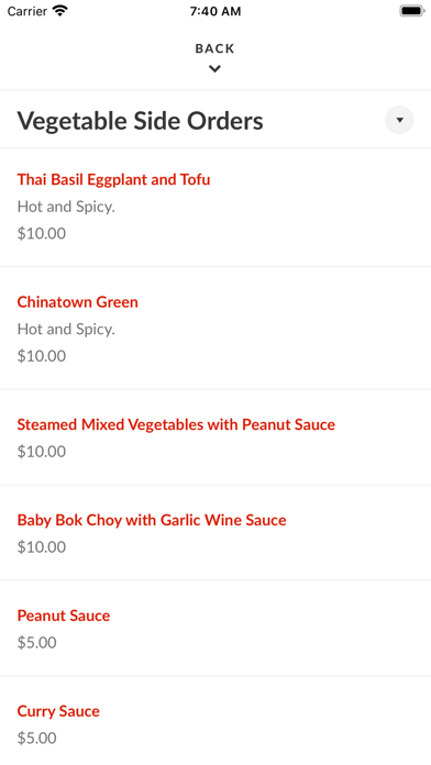 Xiandu Thai Fusion Cuisine Screenshot