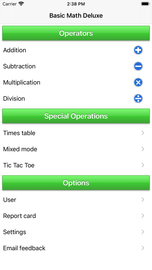 Basic Math Deluxe - 3.7 - (iOS)