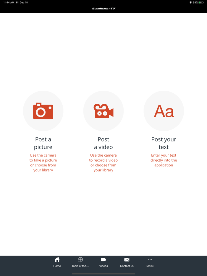 GoodHealthTV® on the Go