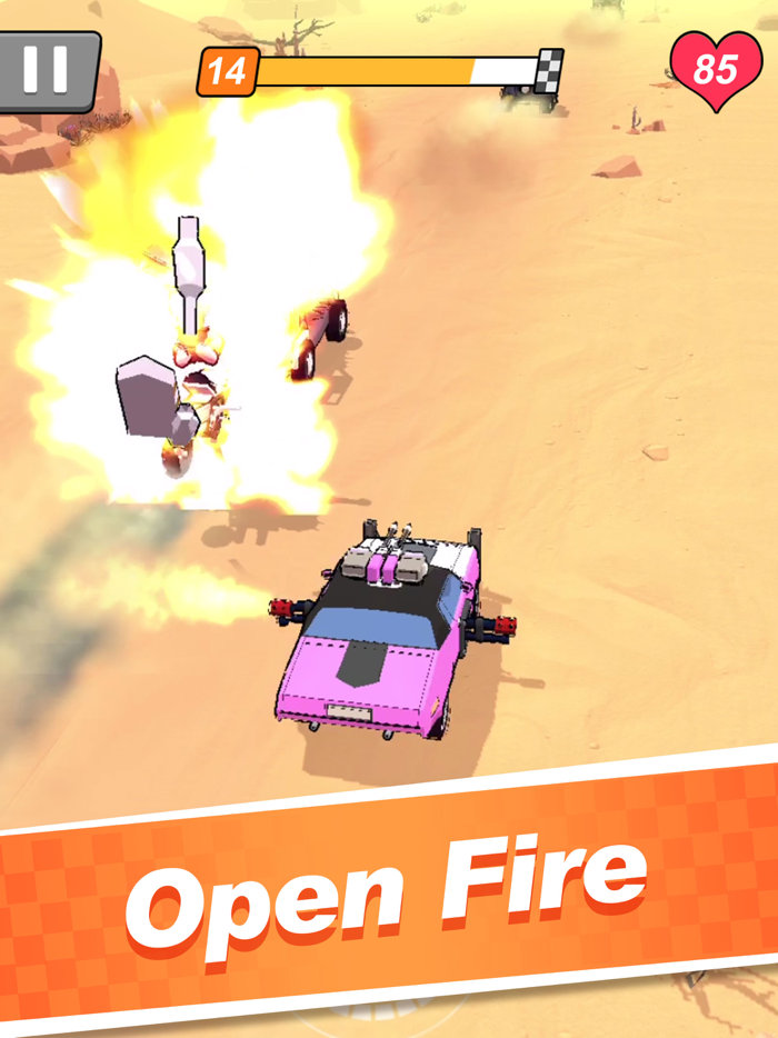 Car Rush Fighting and Racing