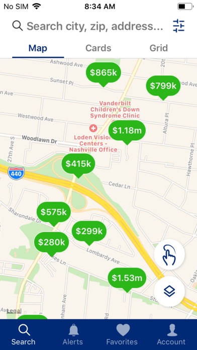 Ten Oaks Real Estate Screenshot