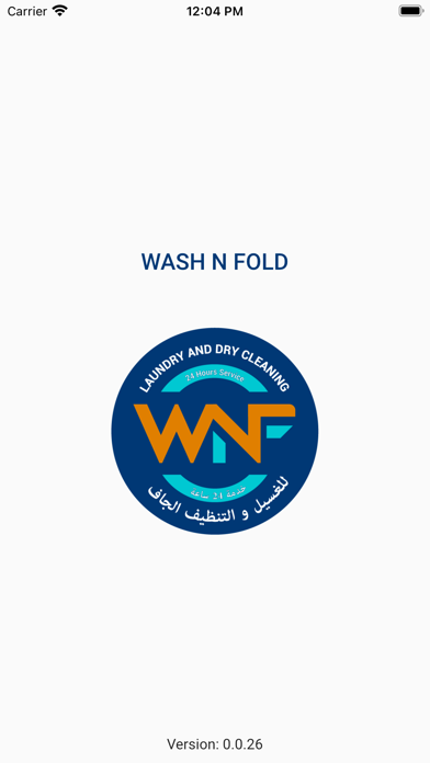 WashNFold :  Online Laundry Screenshot