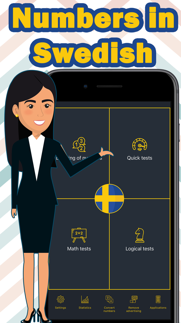 Numbers in Swedish language