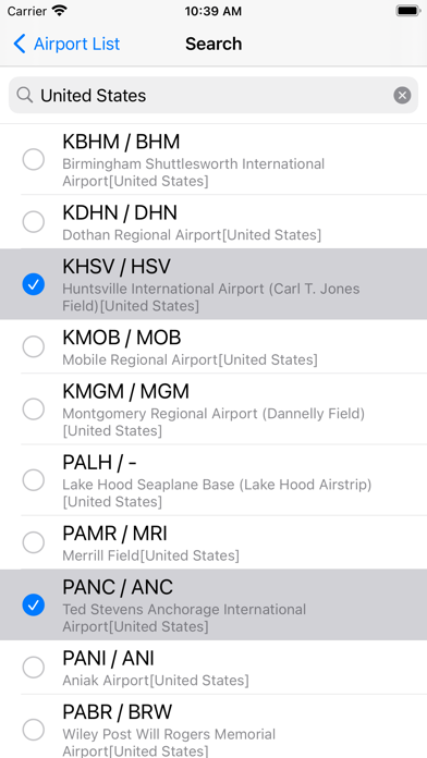 Past Weather for Aviation Screenshot