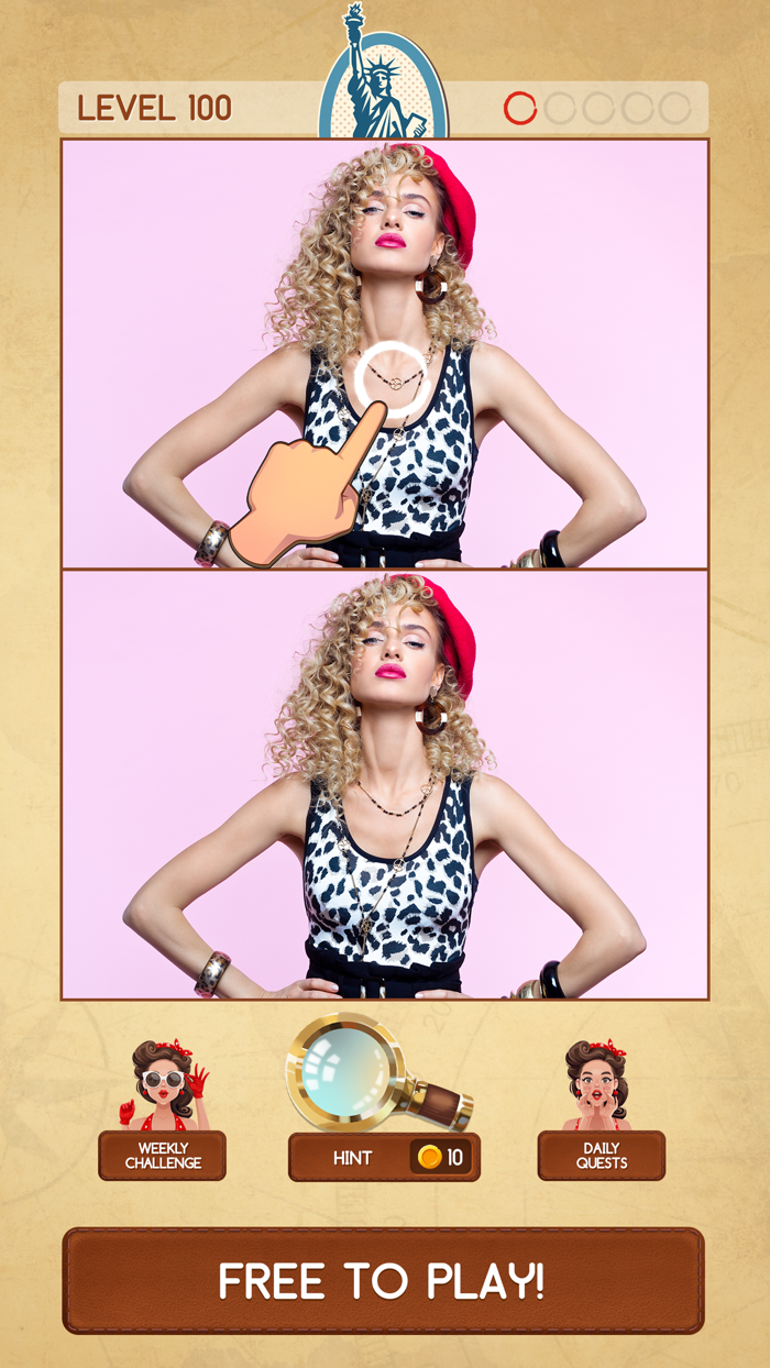 Hot Detective  Spot it