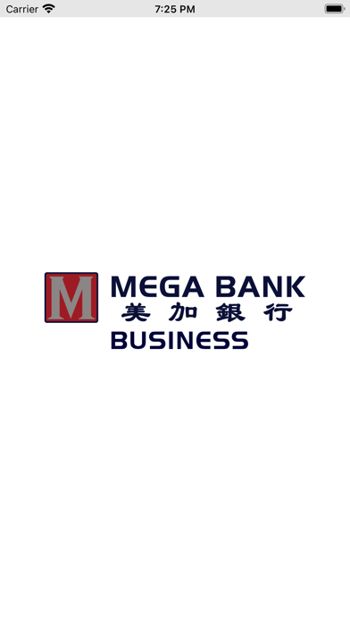 Mega Bank Mobile Business Screenshot