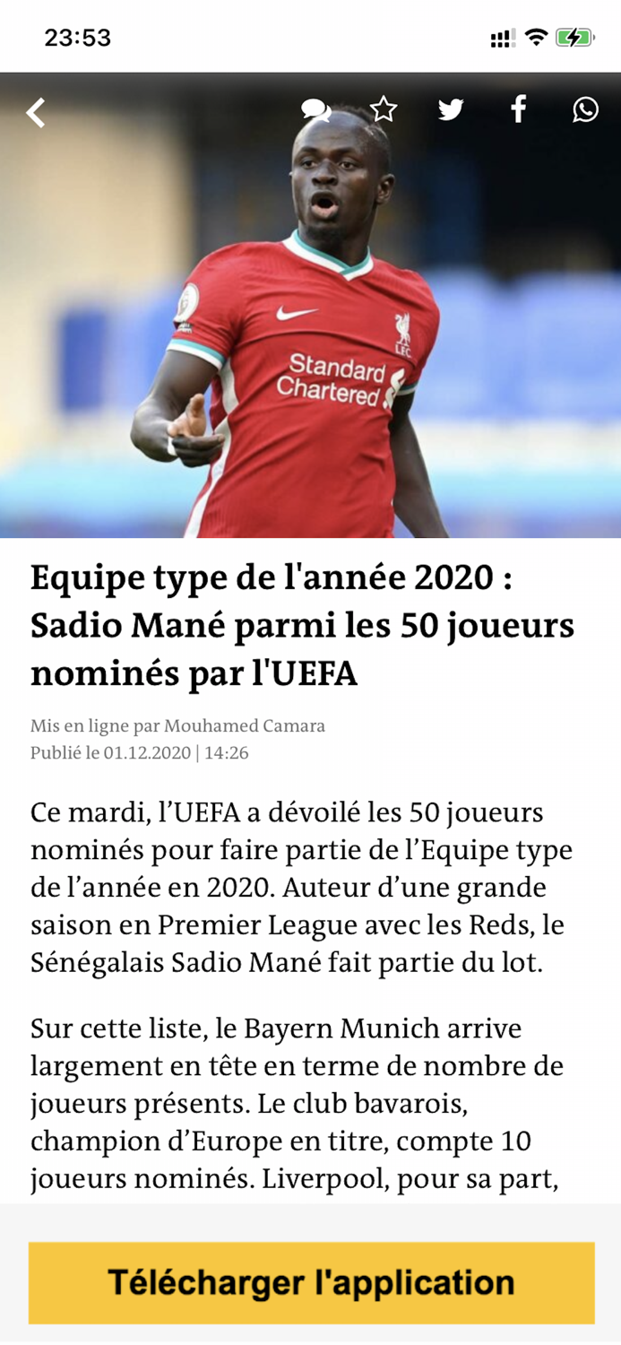 SeneNews  Actualité Sénégal