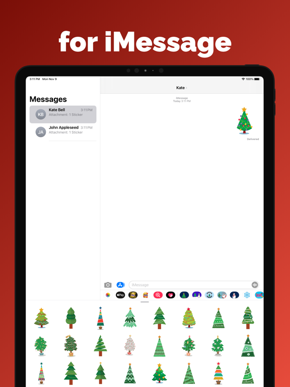 Screenshot #6 pour Autocollants emoji arbre Noël