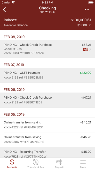 Woodford State Bank Screenshot