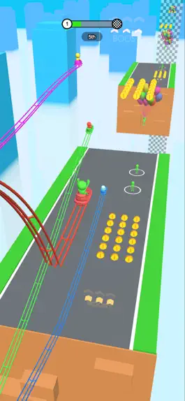Game screenshot Rolly Rails 3D mod apk