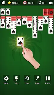 How to cancel & delete classic spider solitaire． 3