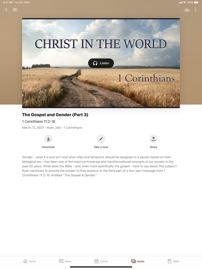 Cornerstone - Carthage