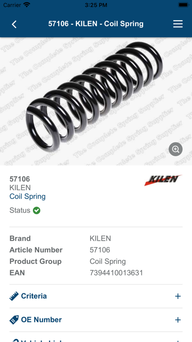 KILEN Catalogue Screenshot