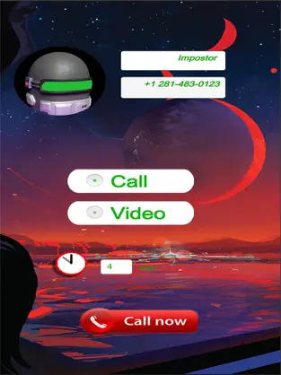 Screenshot 1 Prank Video Call From Impostor iphone