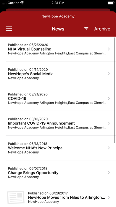 NewHope Academy LTD Screenshot
