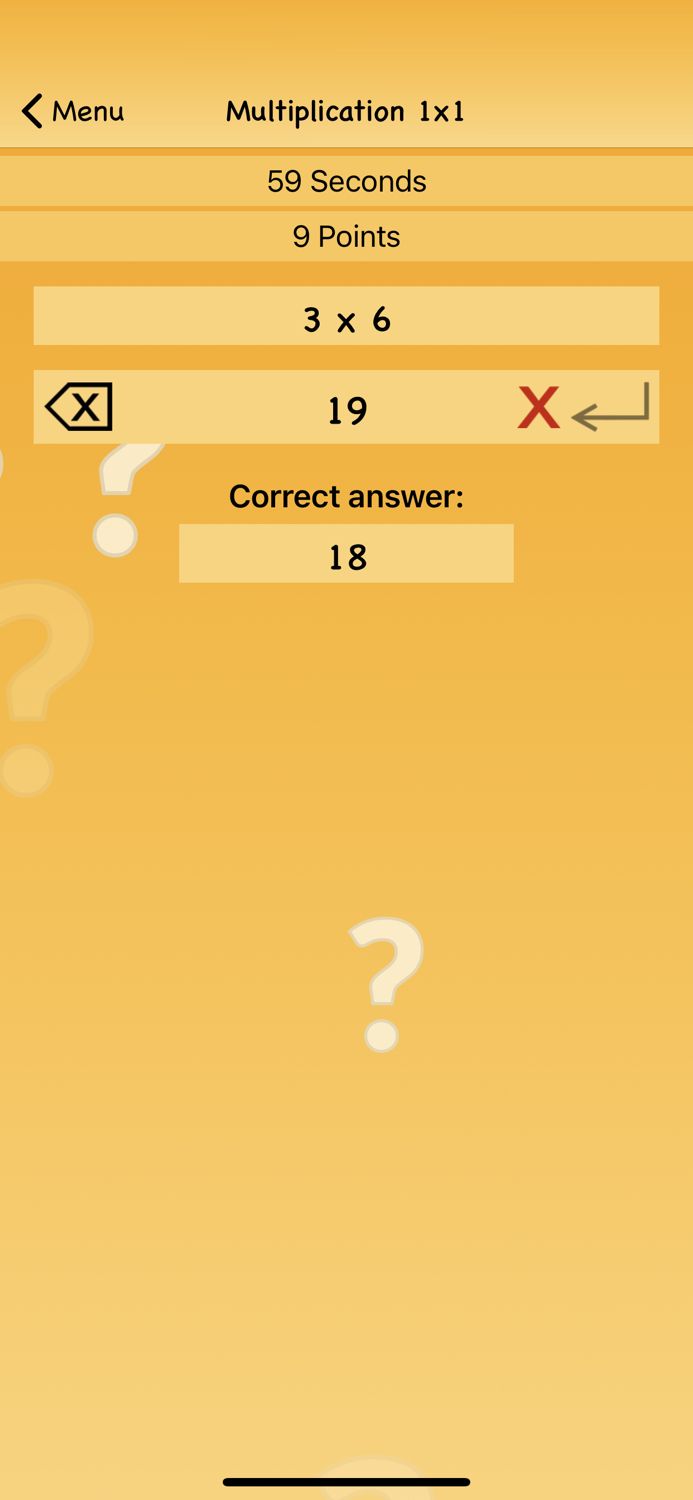 Multiplication 1x1 - Math Game