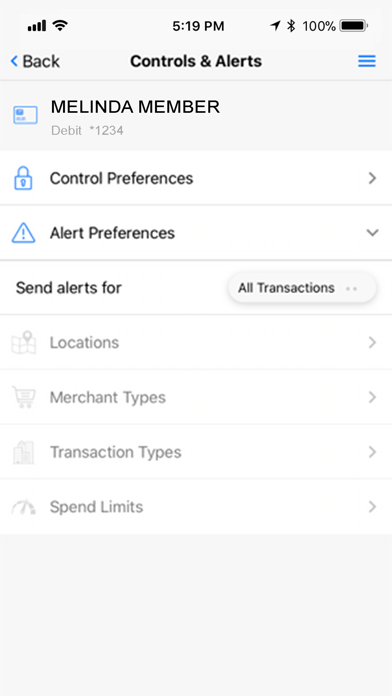 Ulster FCU CardNav Screenshot