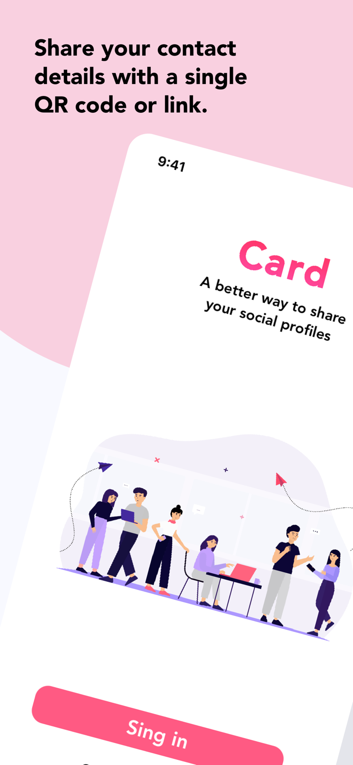 Card - Share Social Profiles