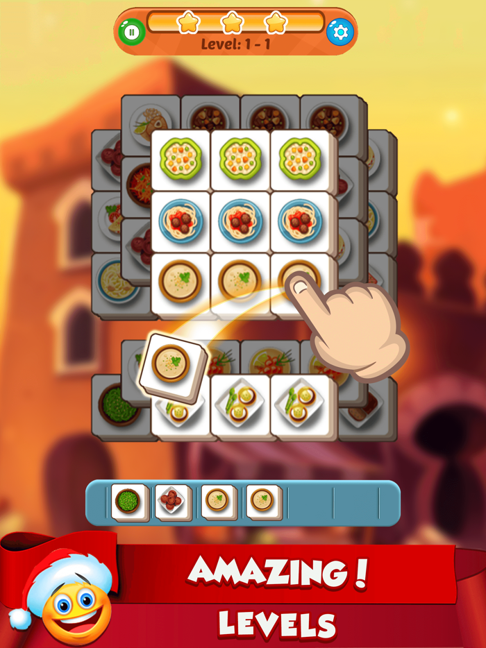 Food Master Tile Connect Game