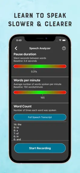 Game screenshot Speech Analyzer hack