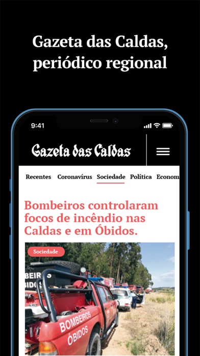 Gazeta das Caldas Screenshot
