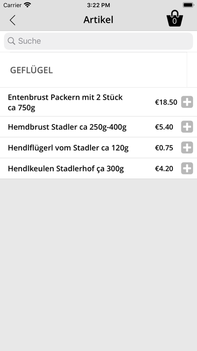 Metzgerei Schlammerl Screenshot