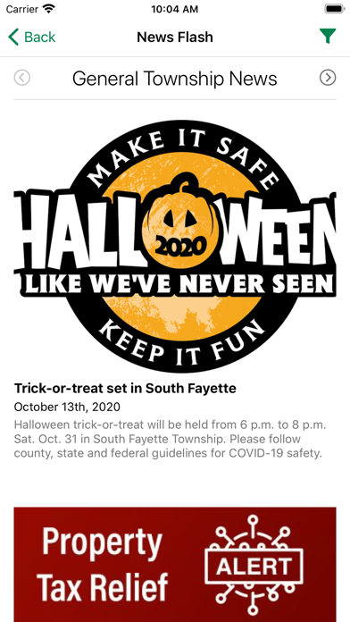South Fayette CitizenLink Screenshot