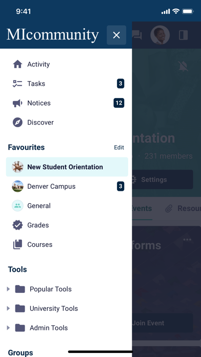 MIcommunity Screenshot